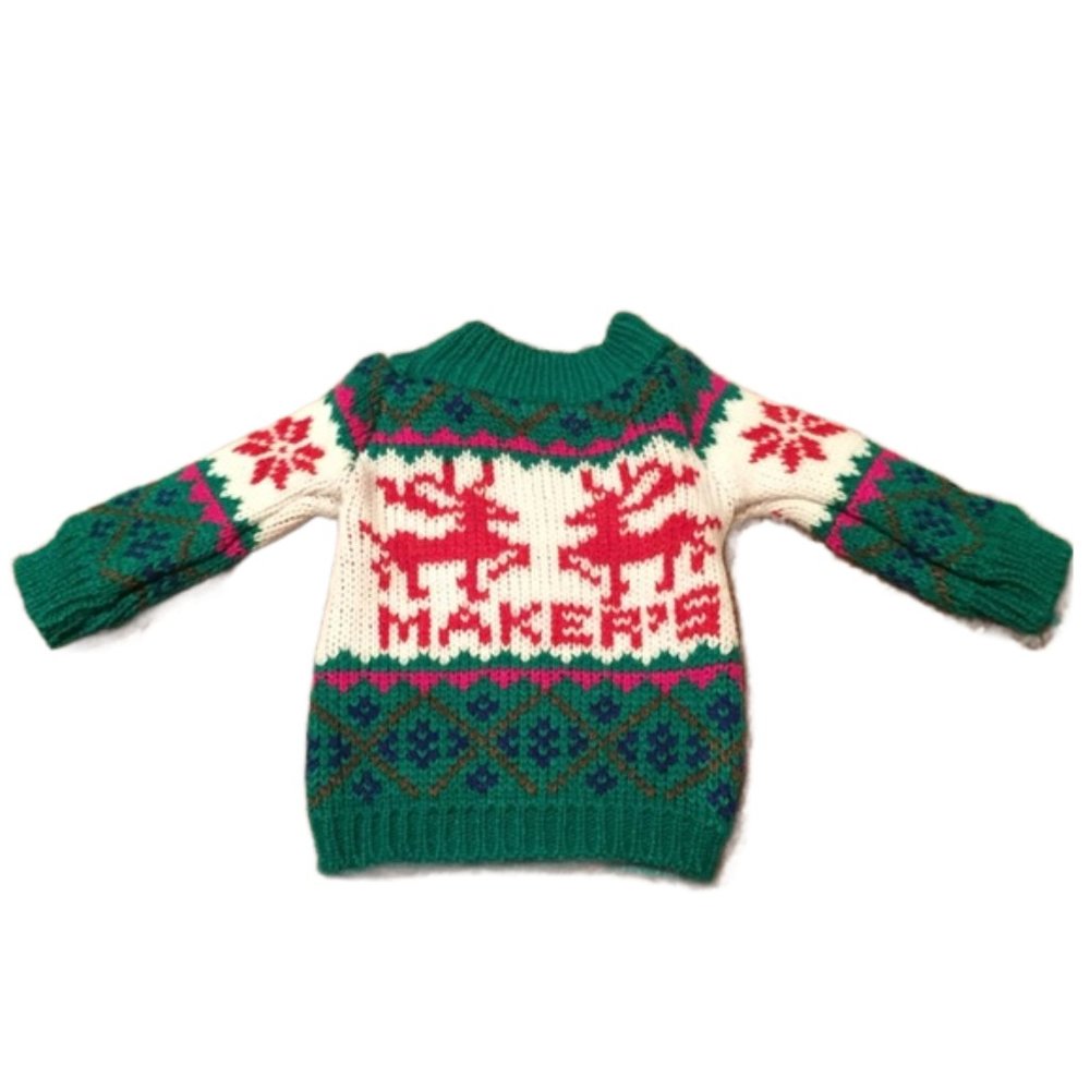 MAKERS MARK Bottle Holiday Sweater